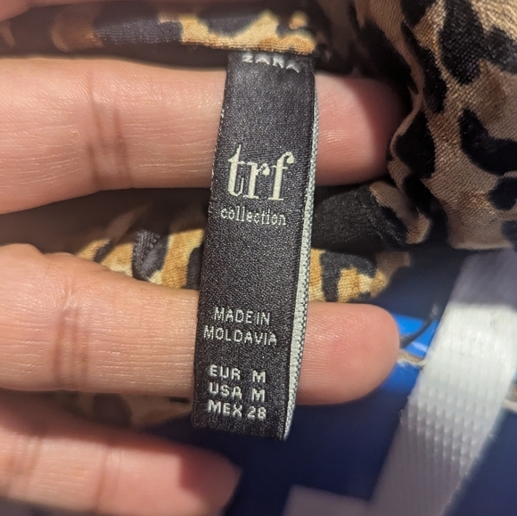 Zara TRF Collection Animal Print Dress - Picture 3 of 3